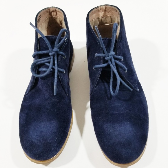Franco Sarto Shoes - Franco Sarto blue suede chukka boots